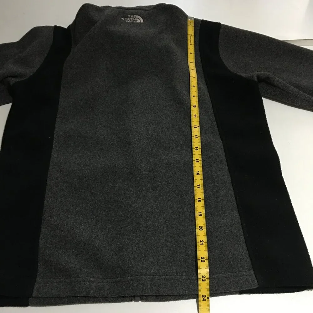 The North Face Boys Large Gray Fleece Jacket Full Zip